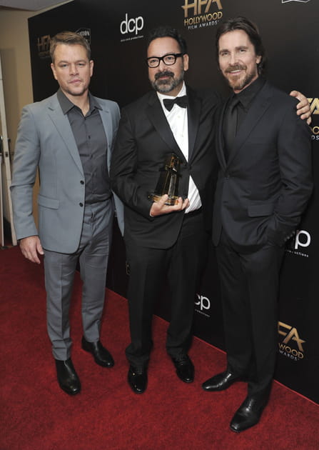 Matt Damon, James Mangold et Christian Bale prennent la pose