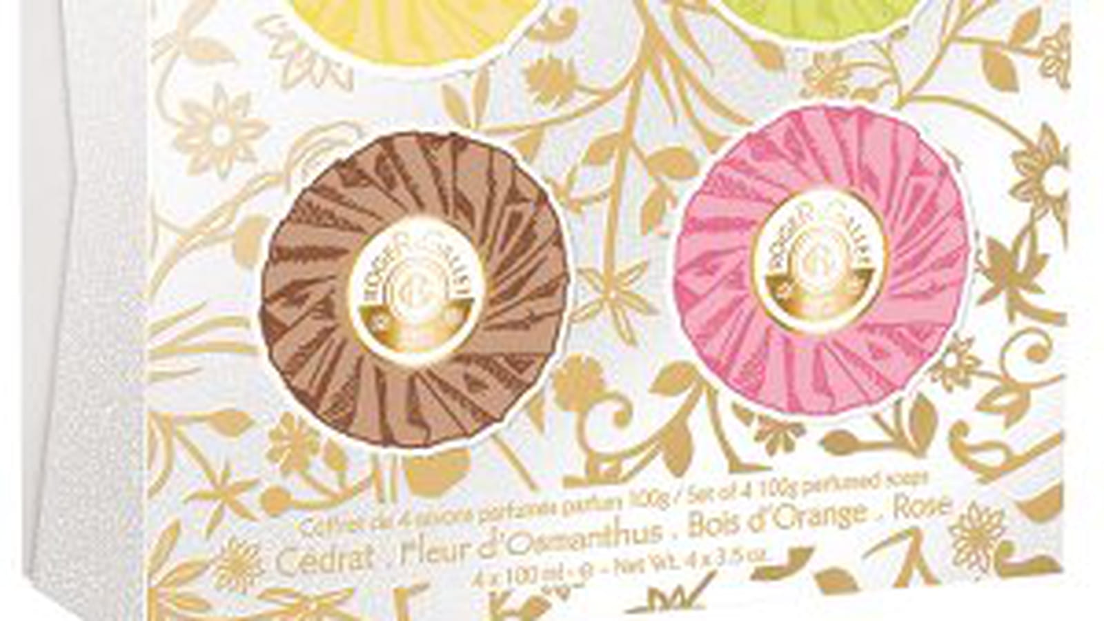 Coffret 4 savons parfumés de Roger & Gallet