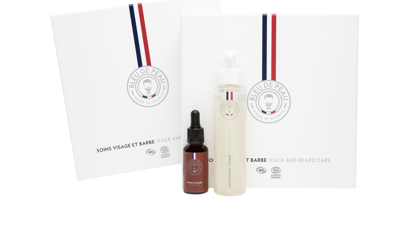 Coffret barbe et visage de Bleu de Peau
