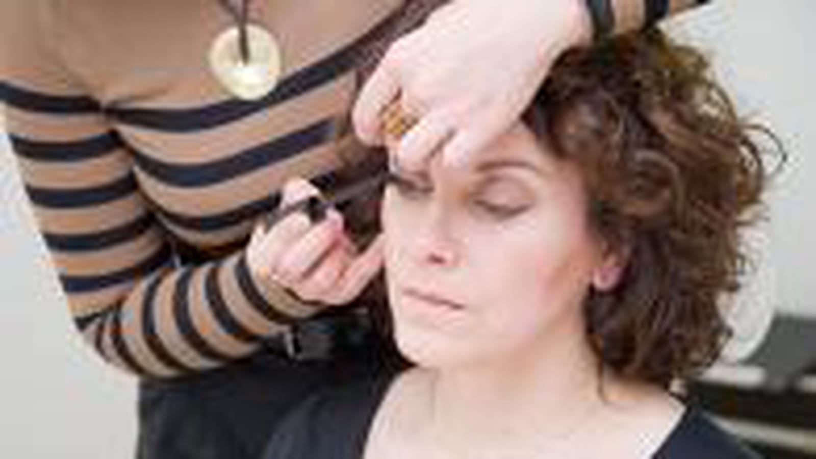 La pose du mascara