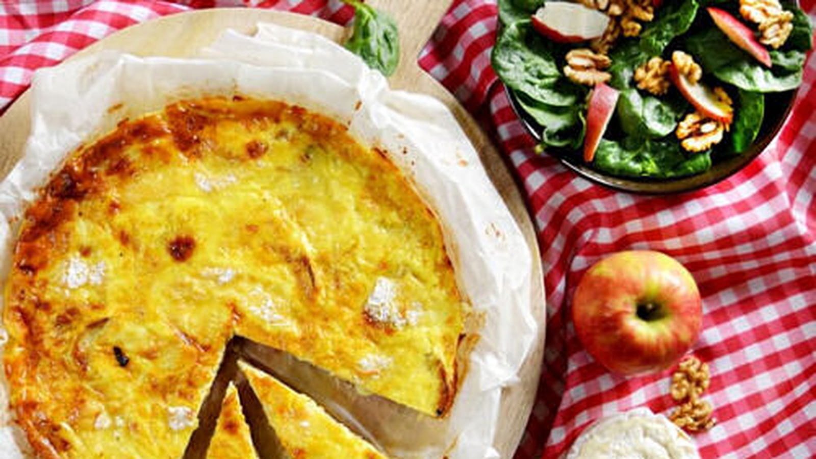 Une quiche sans pâte