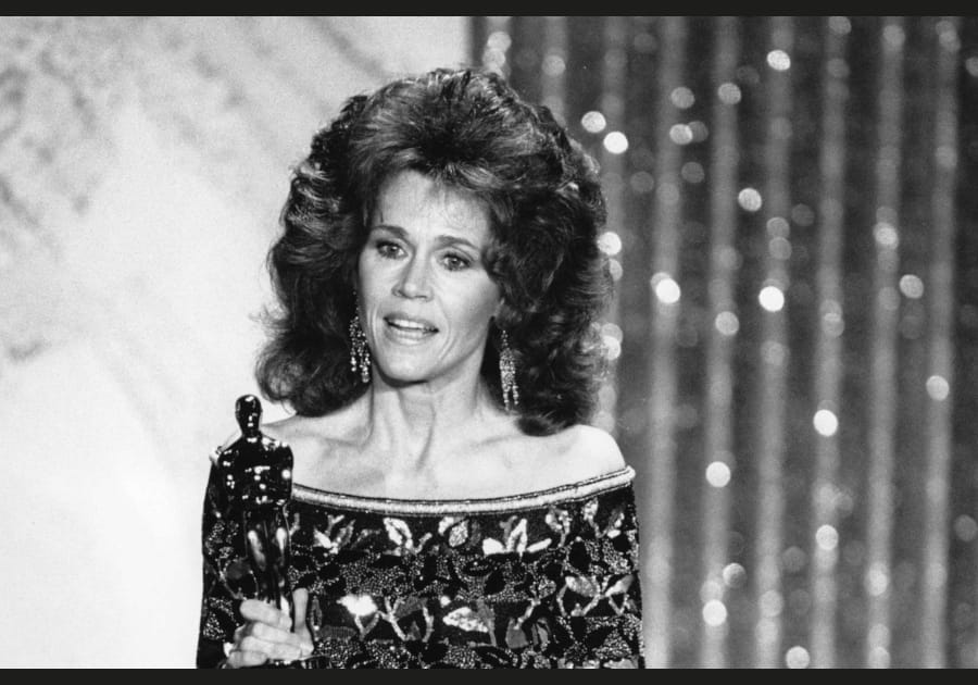 La coiffure tout en volume de Jane Fonda