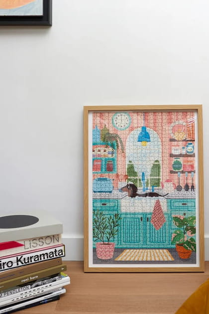 Un&nbsp;puzzle teckel pour une d&eacute;co &agrave; croquer