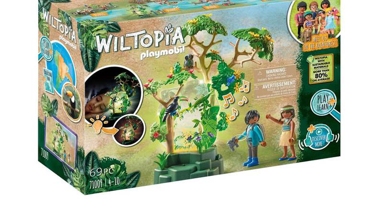 Forêt tropicale veilleuse Wiltopia, Playmobil