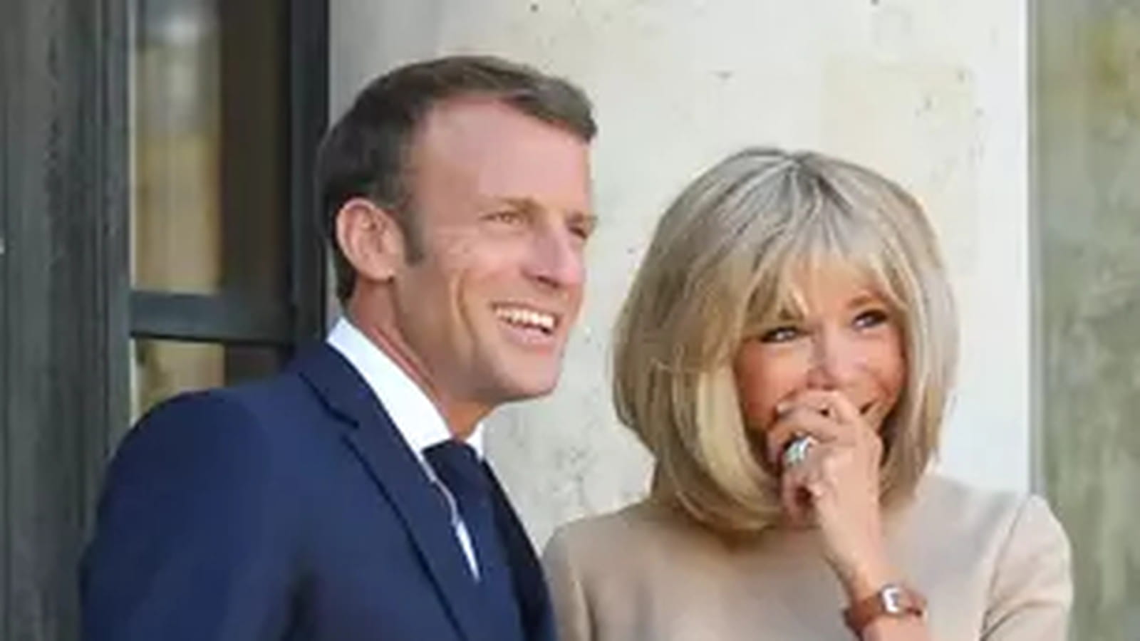 Brigitte et Emmanuel Macron