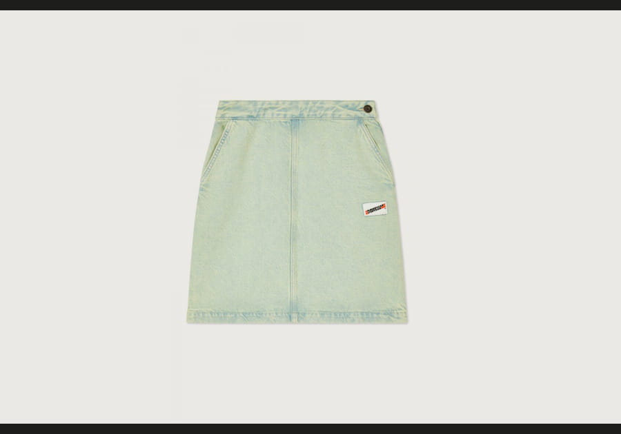 Jupe en jean "Joybird" d'American Vintage