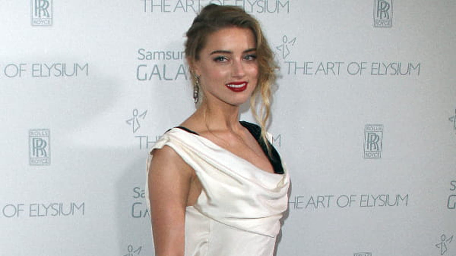 Amber Heard le 10 janvier 2015