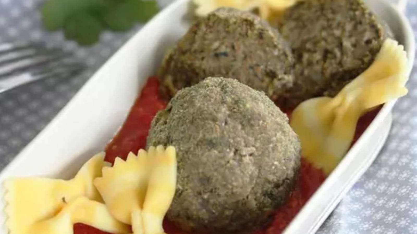 Boulettes épinard, viande hachée, son de blé ou d'avoine