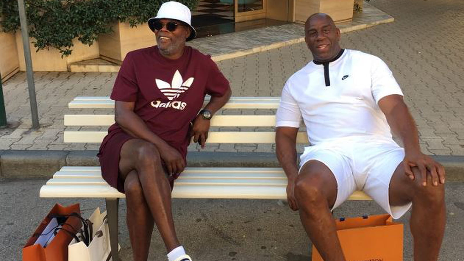 Samuel L. Jackson et Magic Johnson