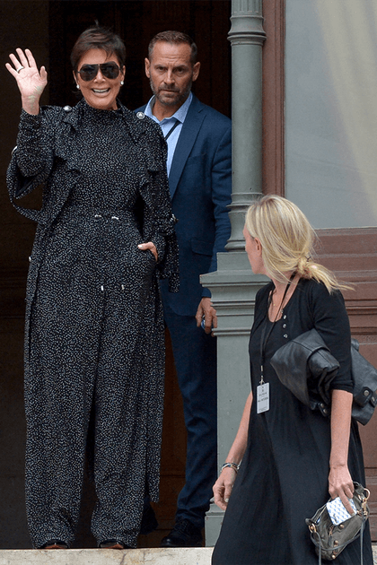 Kris Jenner au d&eacute;fil&eacute; Balmain
