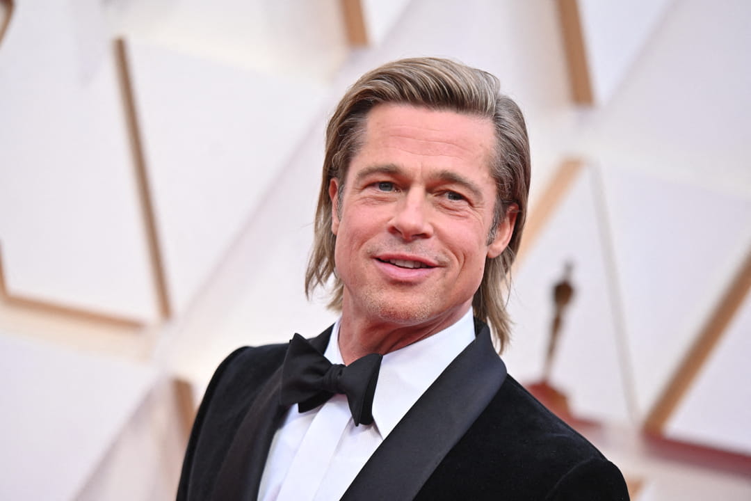 Brad Pitt sans barbe