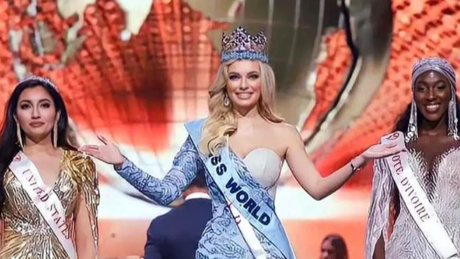 Miss Etats-Unis, Miss Pologne et Miss Côte d'Ivoire