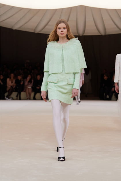 Look 10 du défilé Chanel haute couture printemps-été 2024