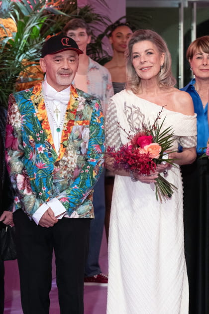 Christian Louboutin et Caroline de Hanovre, ensemble au Bal de la Rose