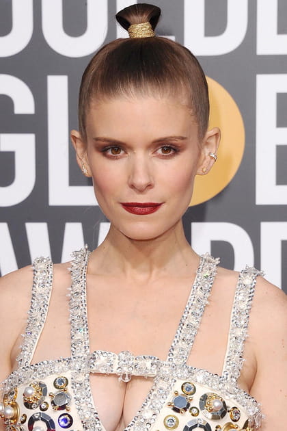 Le chignon accessoiris&eacute; de Kate Mara