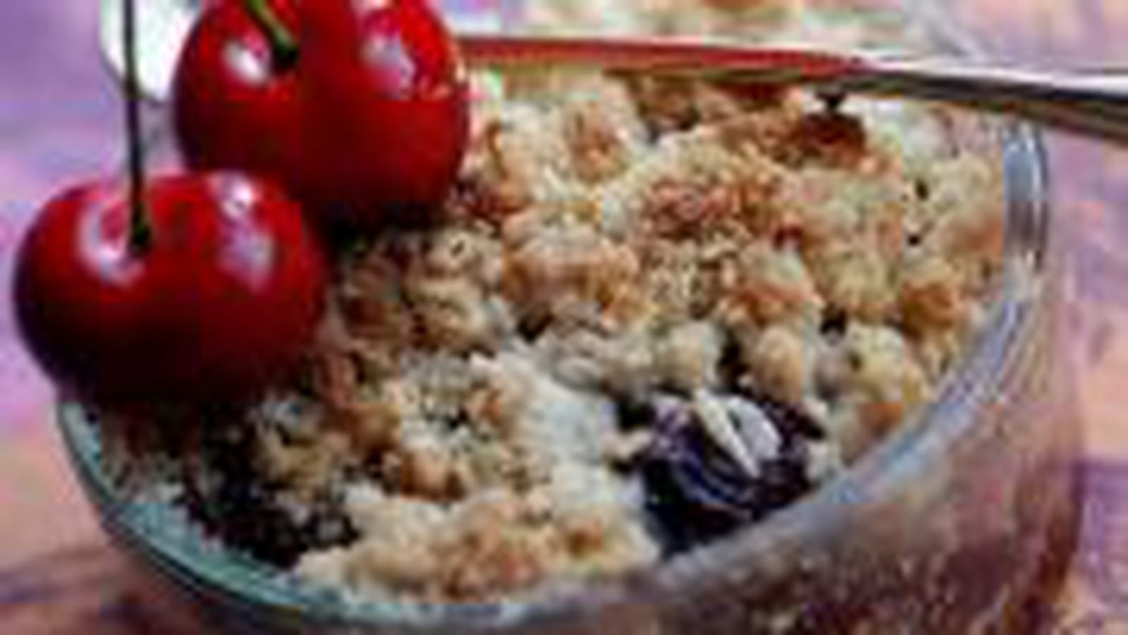 Crumble de cerises