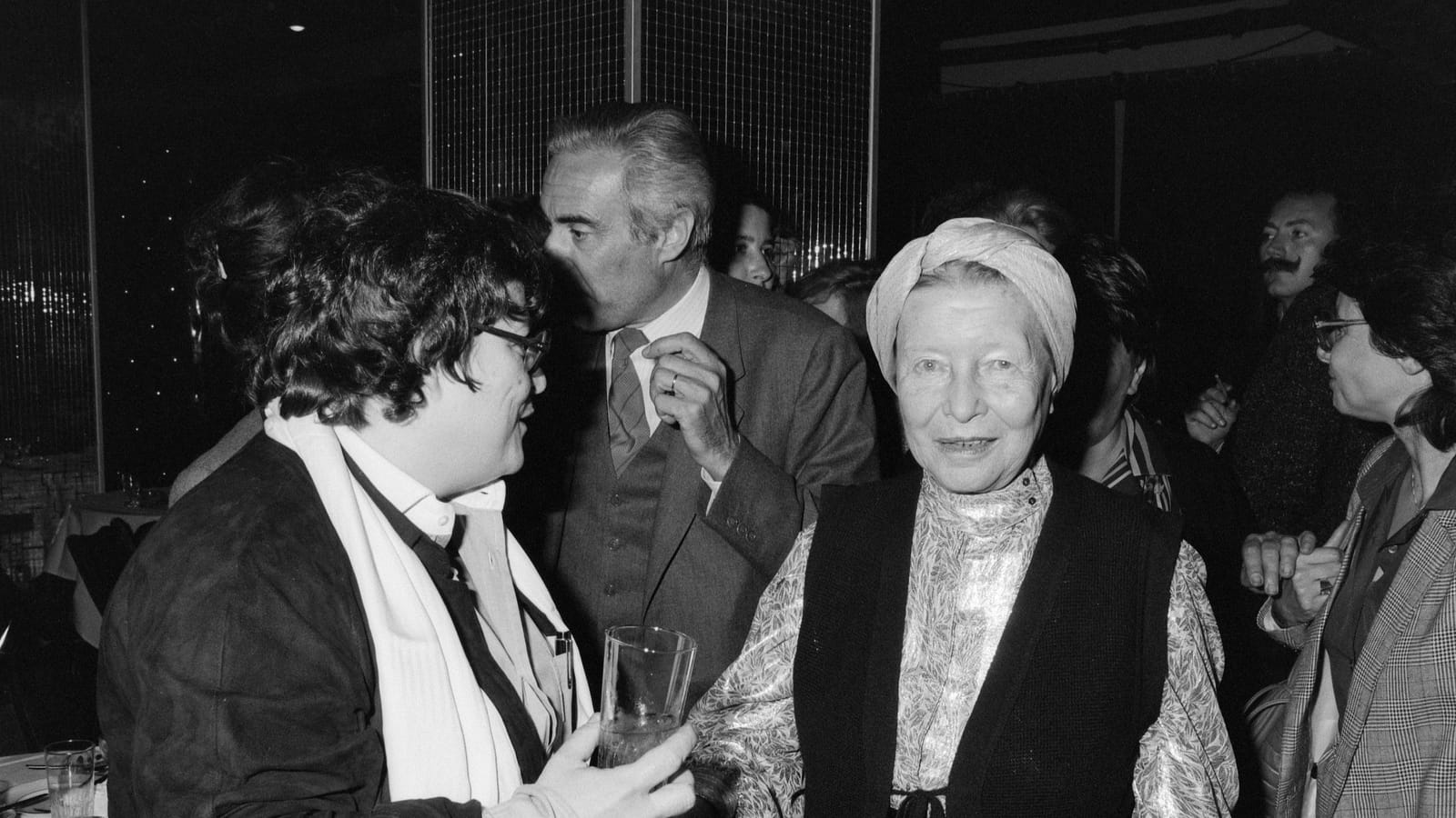 Jose Dayan et Simone de Beauvoir 