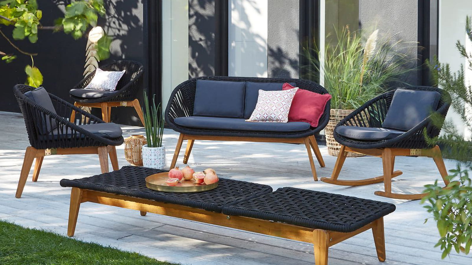 Fauteuil tressé outdoor La Redoute Intérieurs