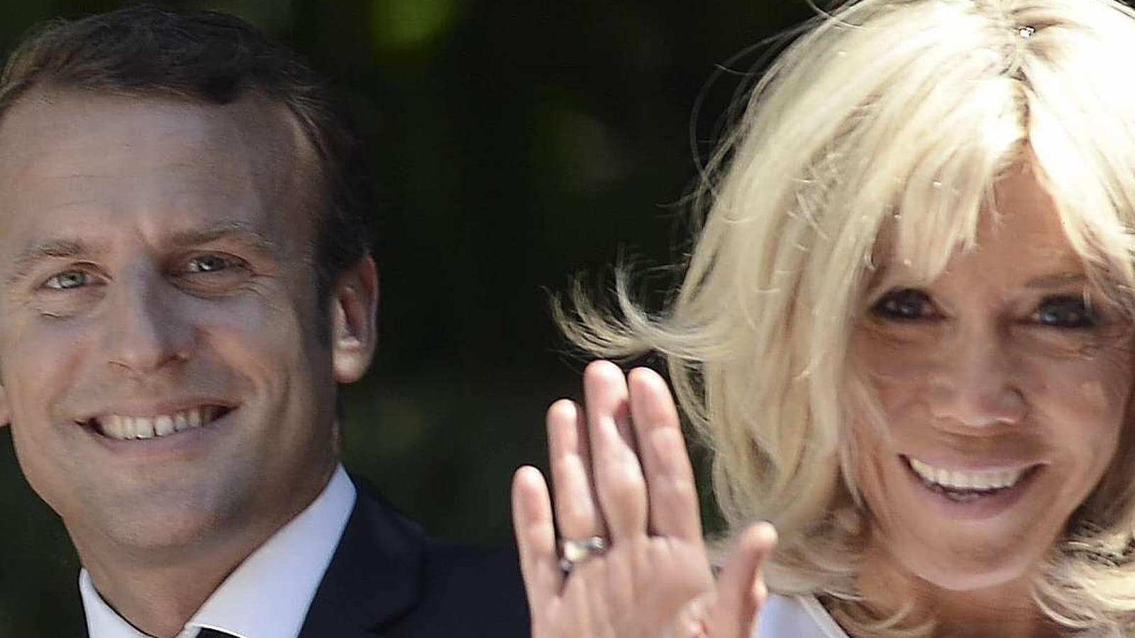 Emmanuel et Brigitte Macron