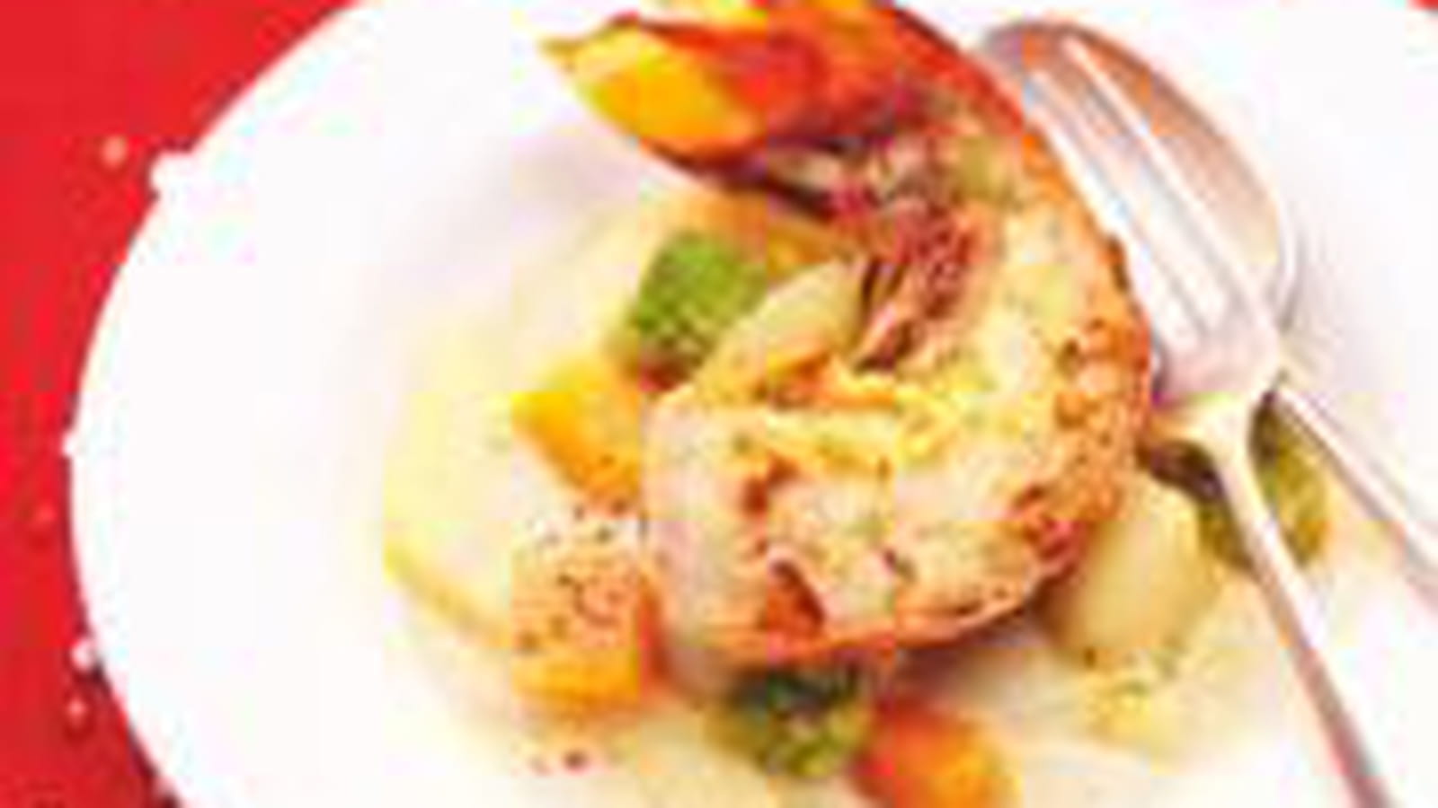 Nage de langouste au Chablis