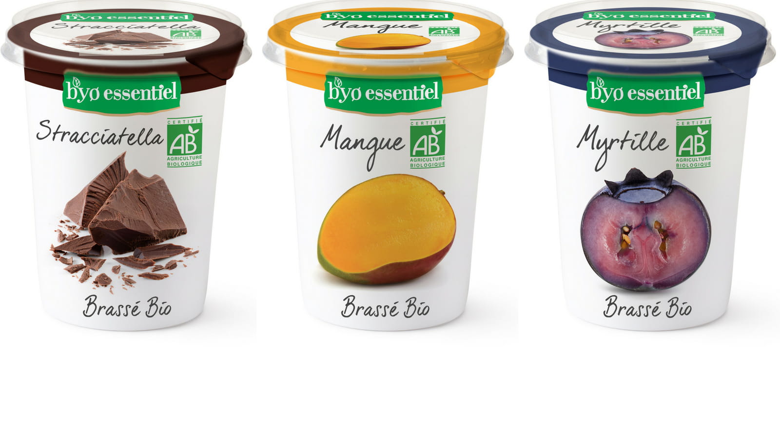 Les brassés bio de Byo essentiel