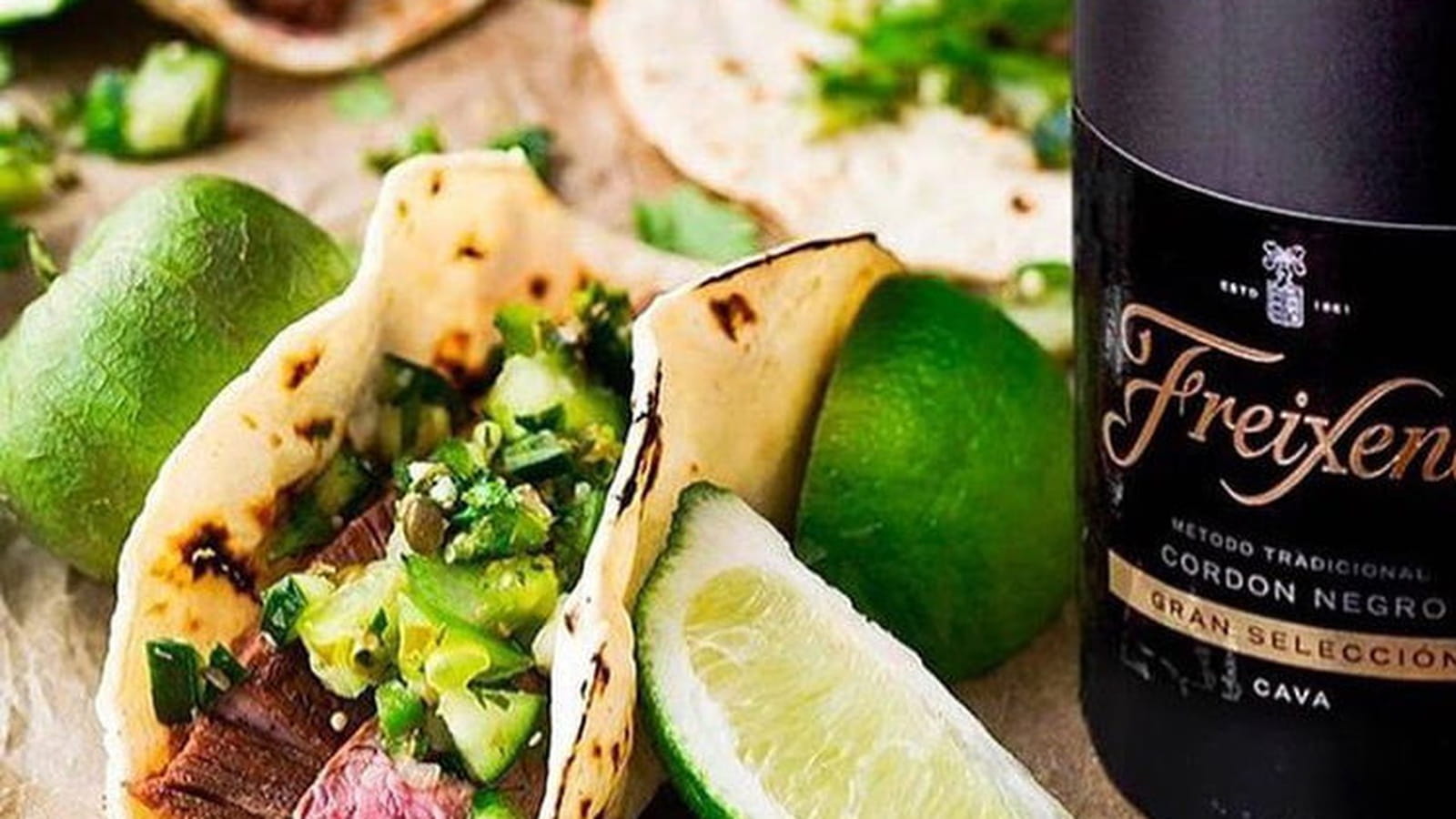 Fajitas au bœuf, coriandre et menthe