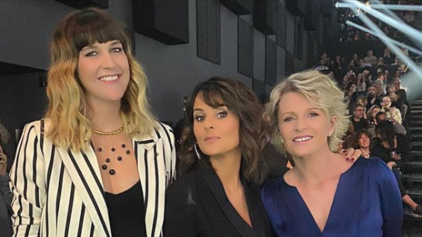 Daphné Bürki, Faustine Bollaert et Sophie Davant