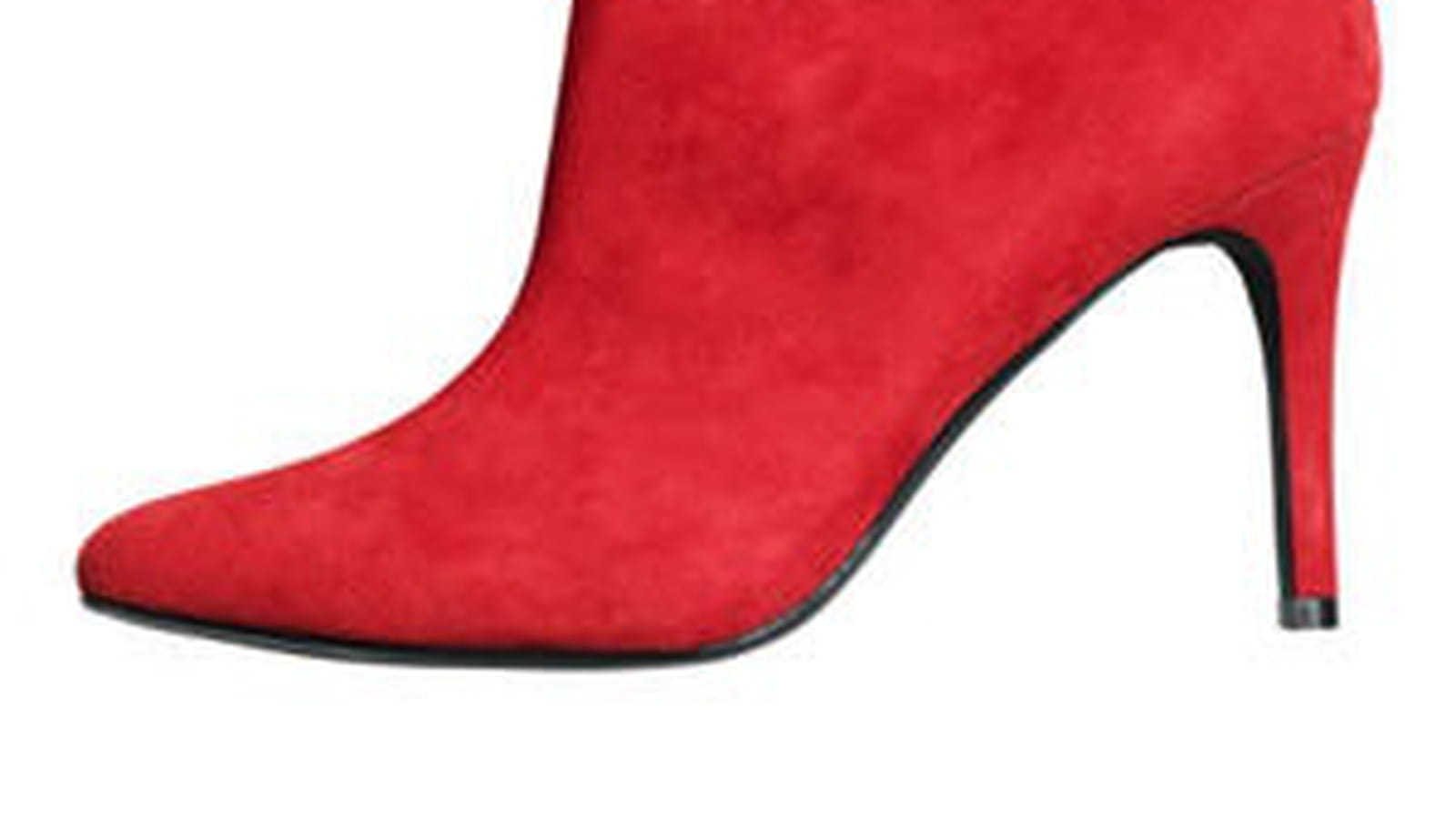 Bottines rouges à talons d'H&M