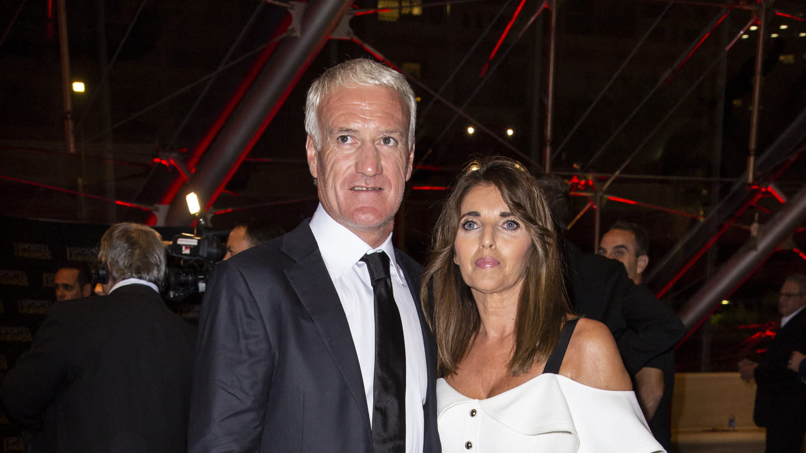 Didier Deschamps et son épouse