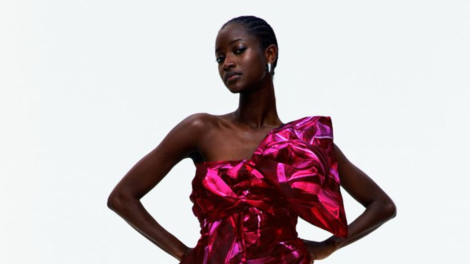 Robe fuchsia