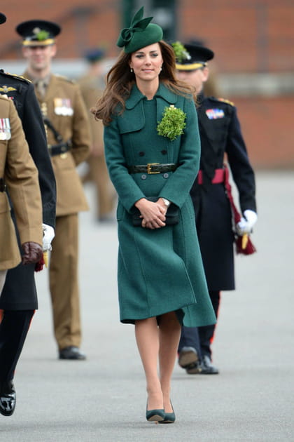 Kate Middleton en manteau Emilia Wickstead en 2014