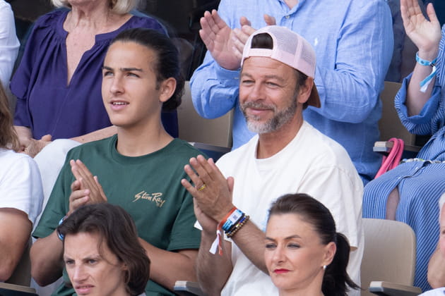 Christophe Maé, toujours prêt à applaudir à Roland-Garros