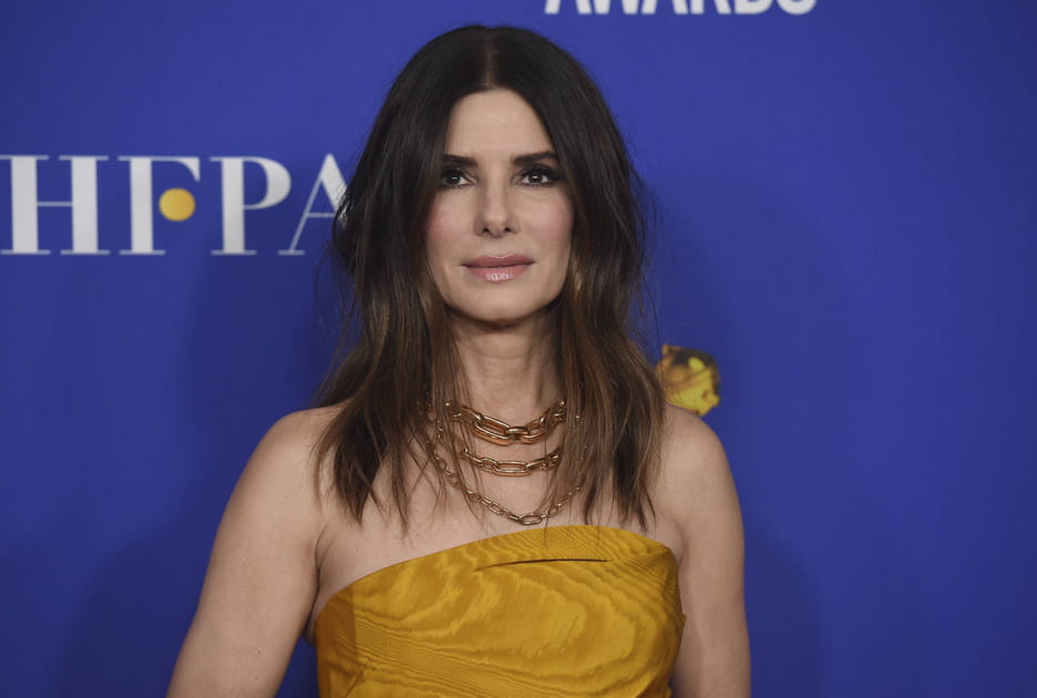 Sandra Bullock et sa bouche nude glossy