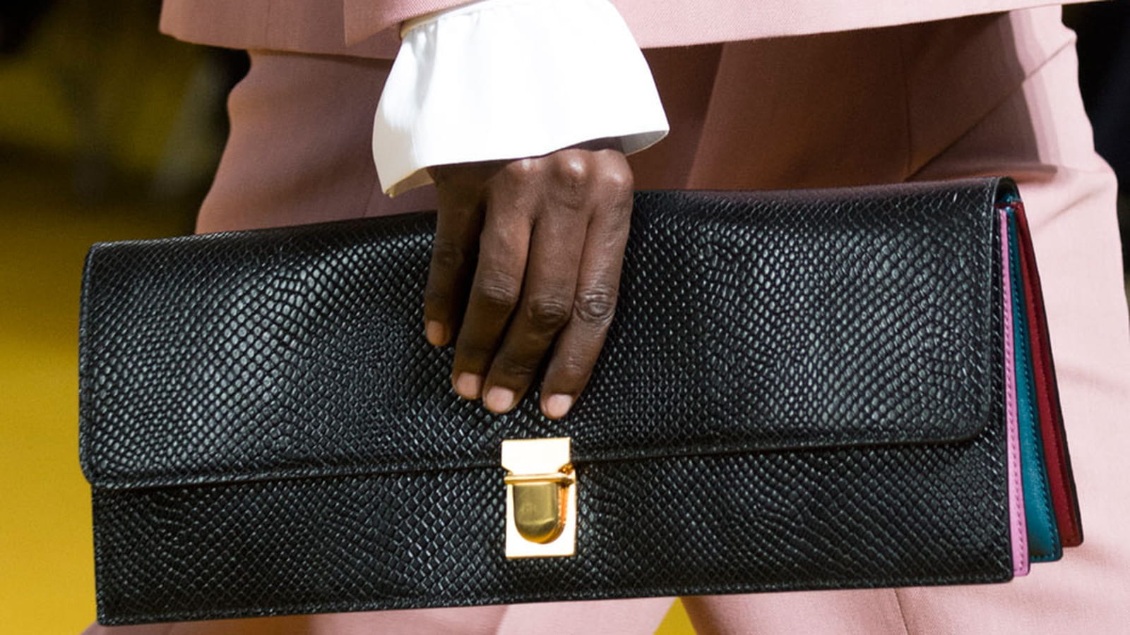 Pochette à soufflets Paul Smith