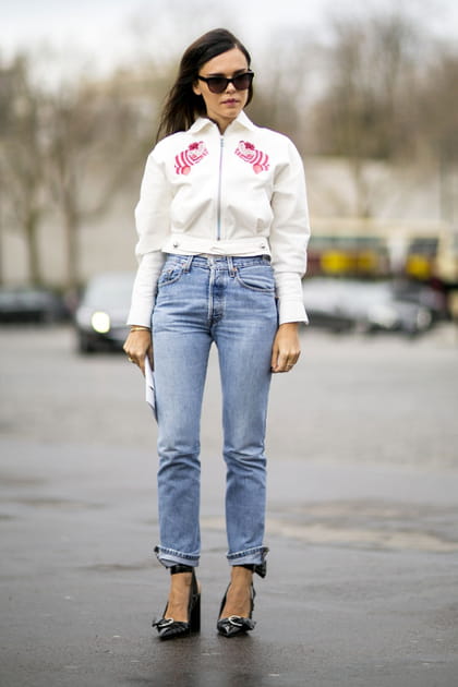 Street style &agrave; Paris : le 501 des familles