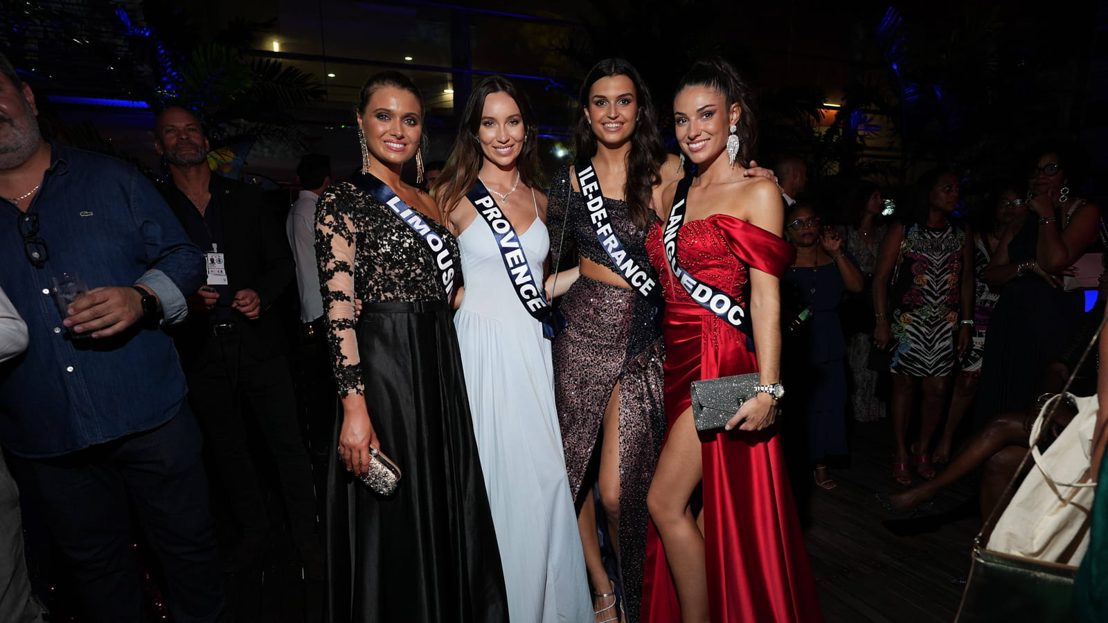  Miss Limousin, Miss Provence, Miss Ile-de-France et Miss Languedoc