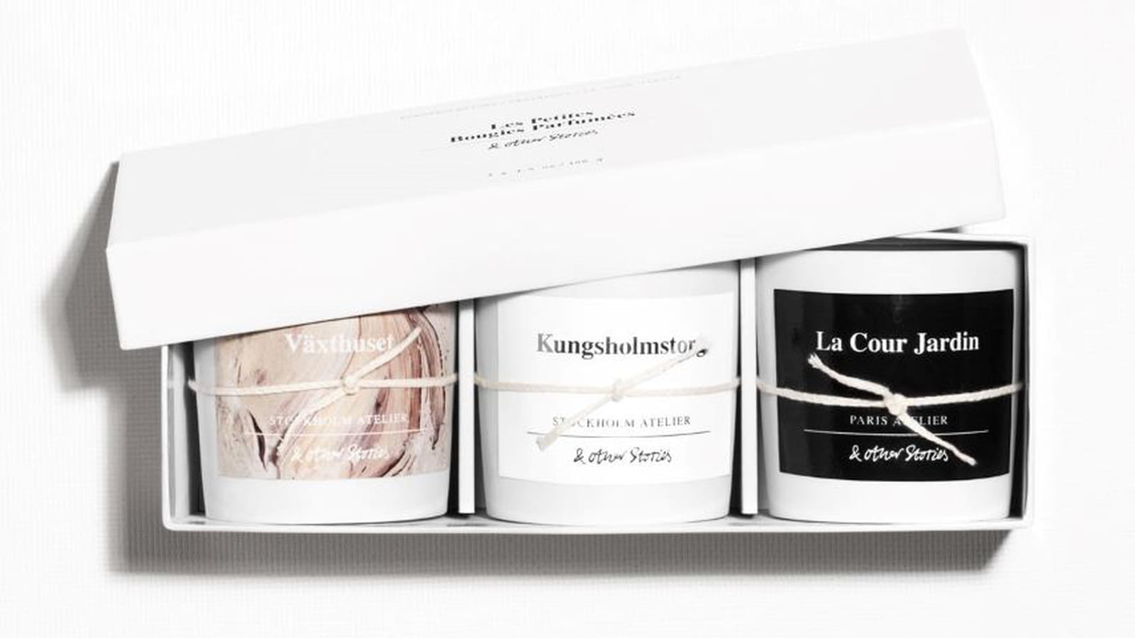 Set de 3 bougies & Other Stories