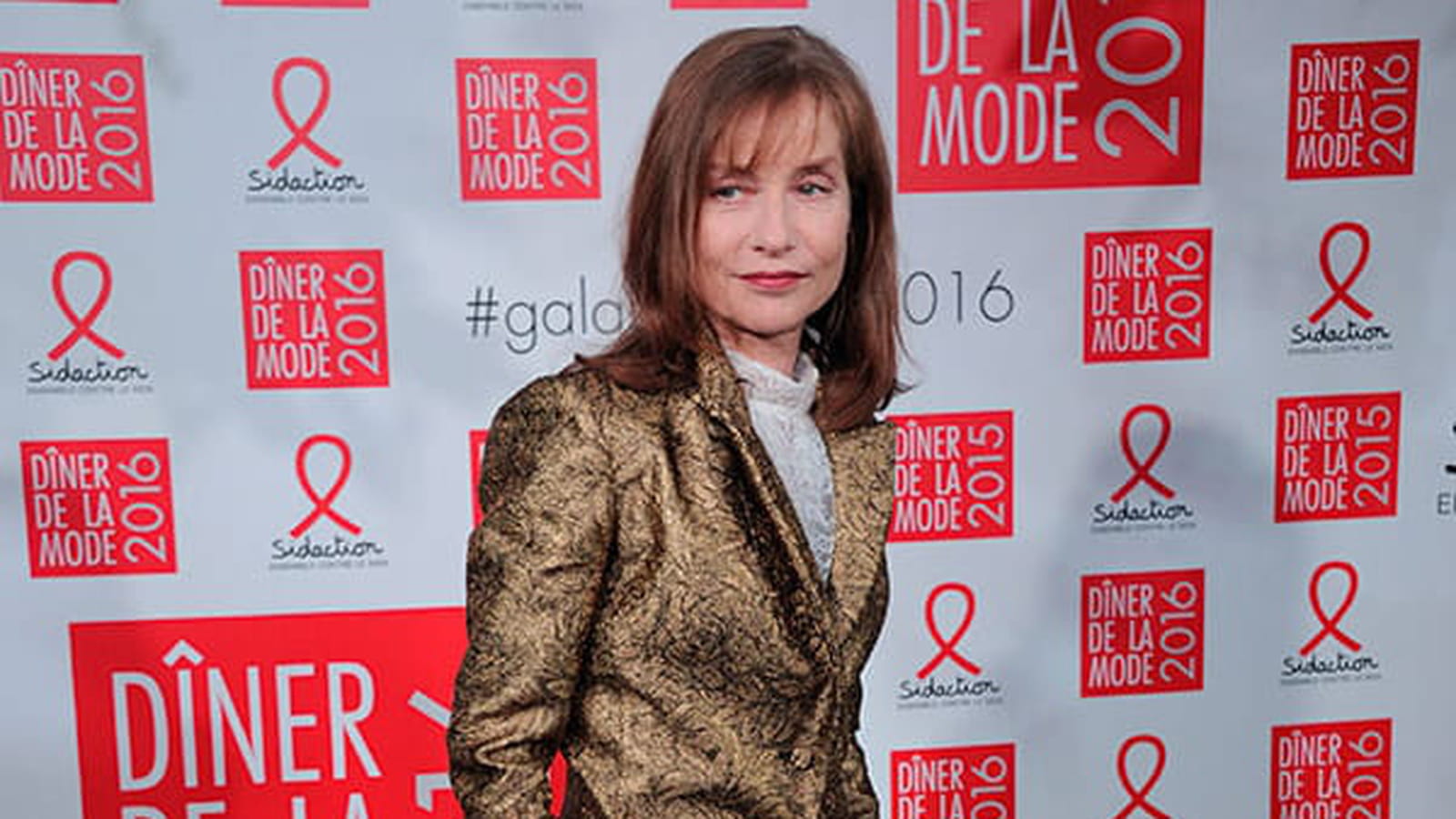 Isabelle Huppert le 28 janvier 2016