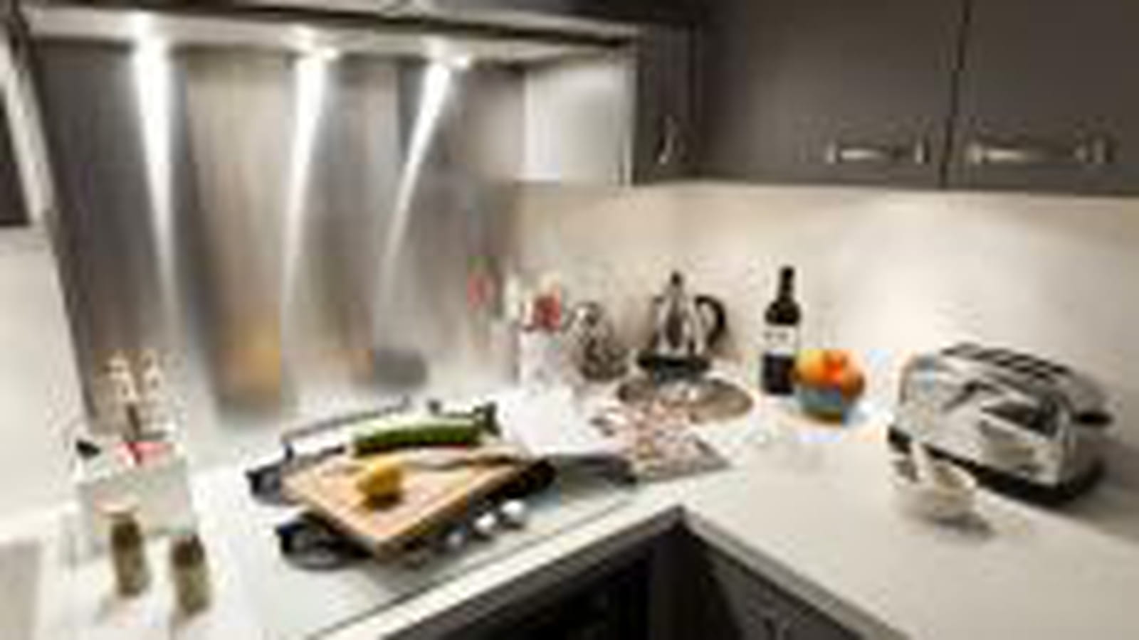 Crédence en inox
