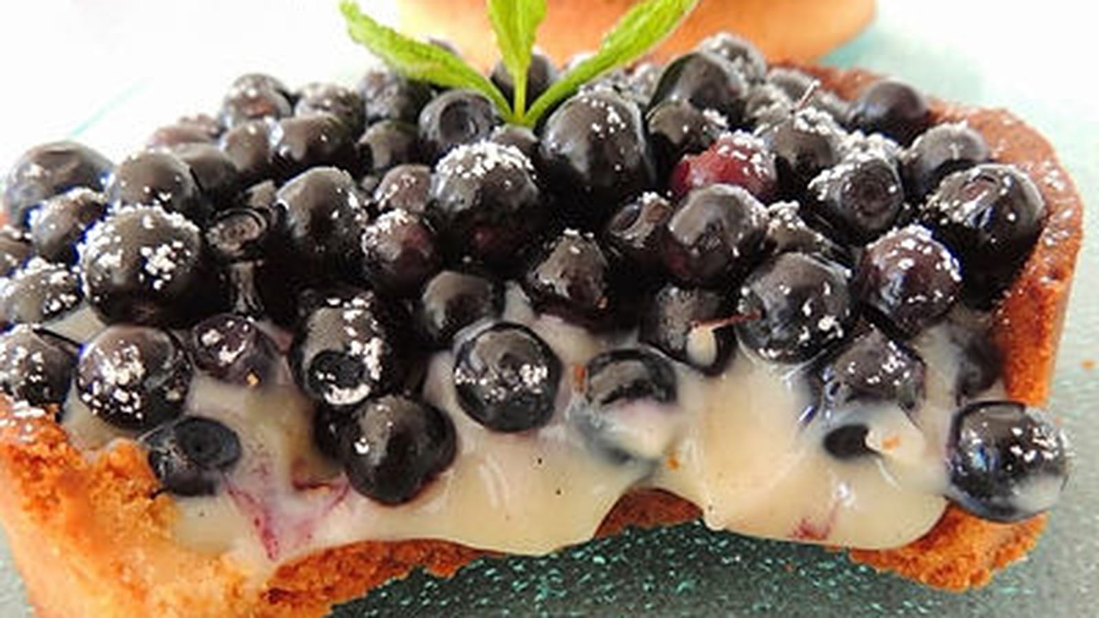 Tartelettes sablées aux myrtilles