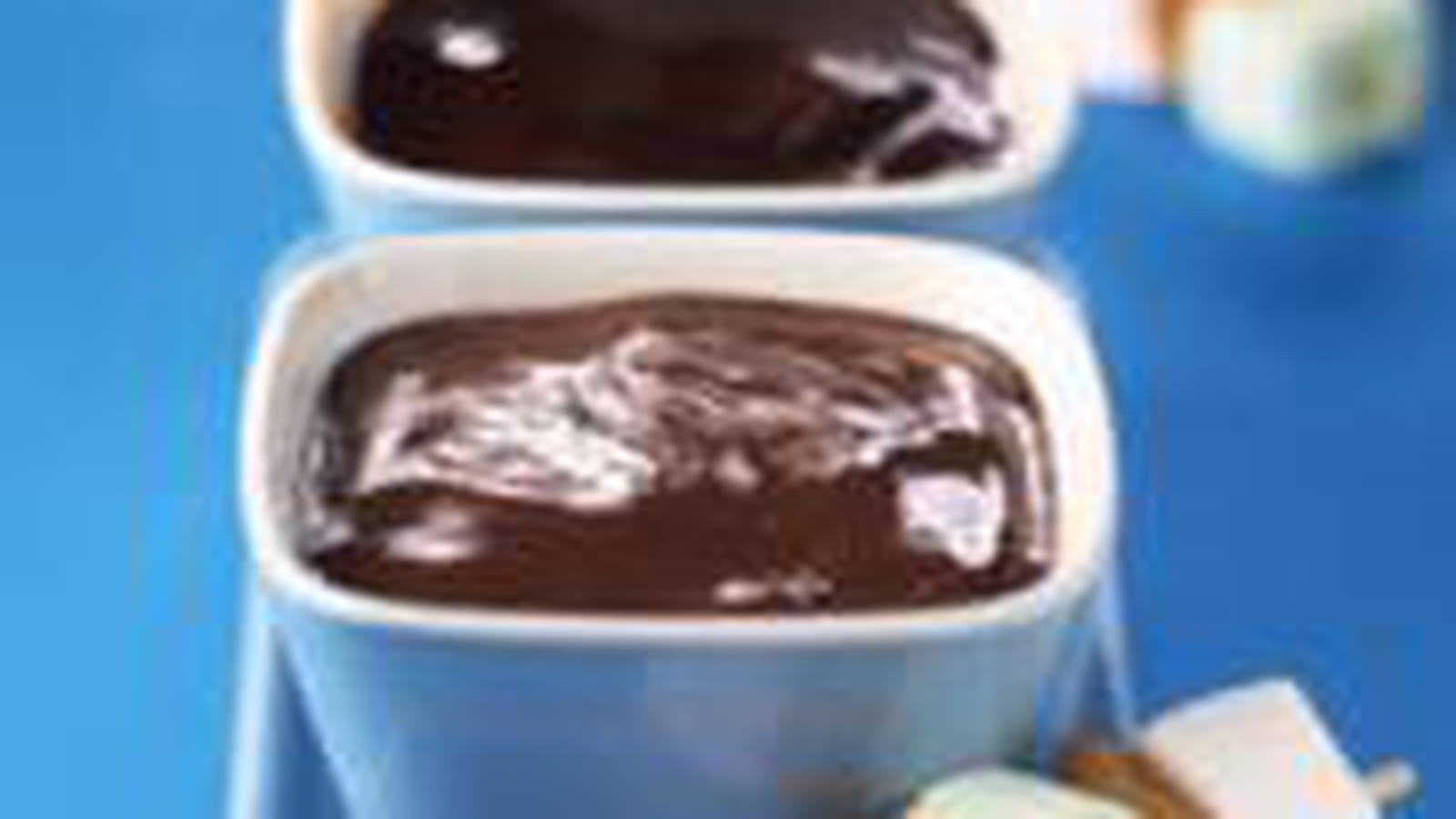 Fondue aux deux chocolats
