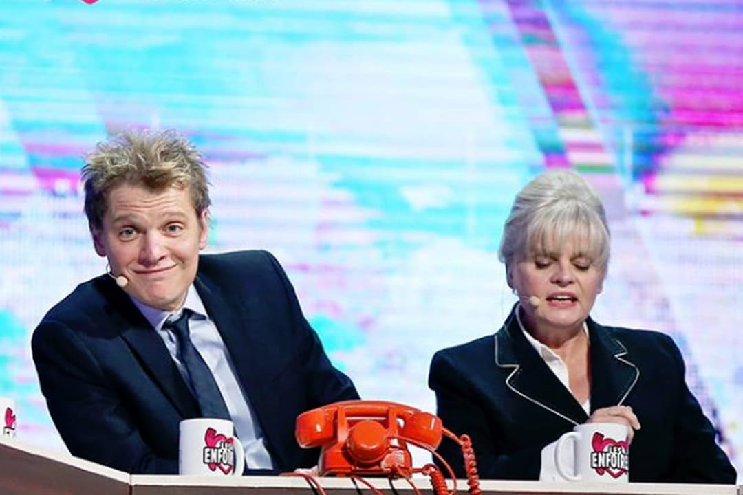 Bénabar et Isabelle Nanty s'occupent du S.A.V des Enfoirés 2019
