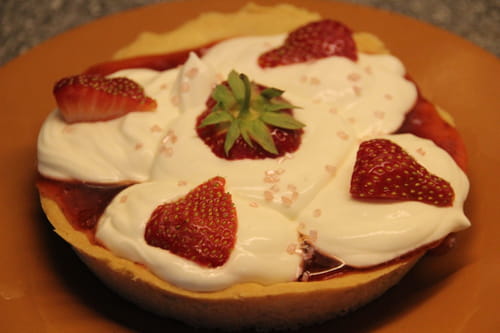 Tartelette aux fraises et crème de citron