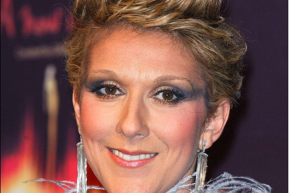C&eacute;line Dion, idyllique avec son fard bleu d&eacute;bordant