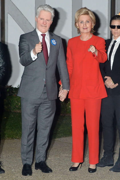 Katy Perry et Orlando Bloom en Hillary et Bill Clinton