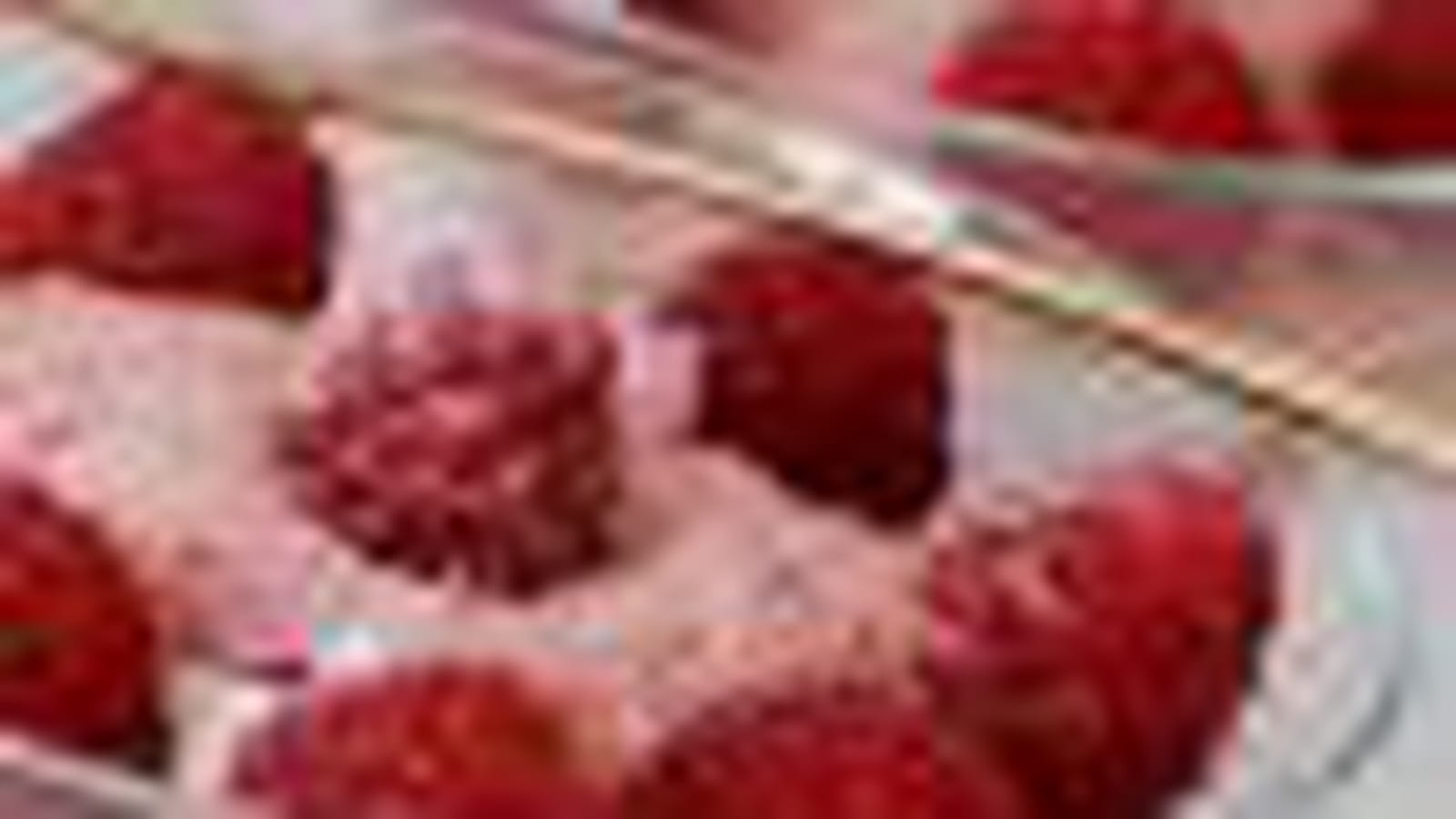 Mousse aux framboises