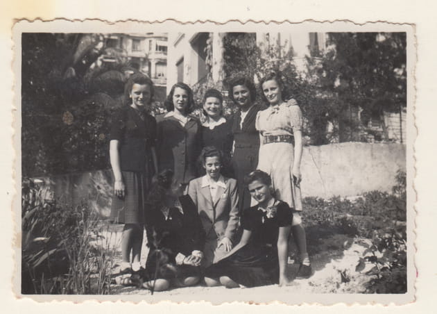 Simone et ses camarades de classe, années 40