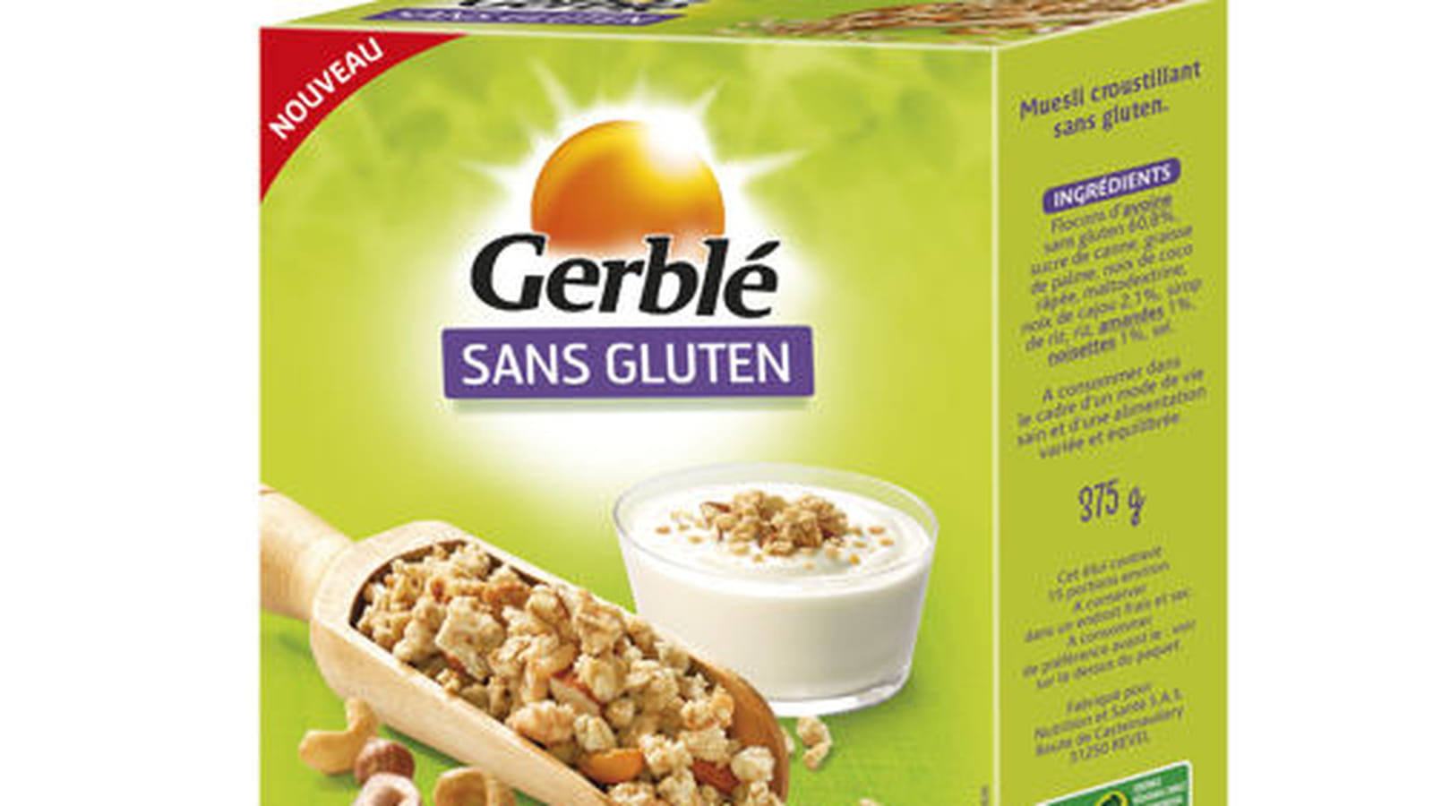 Muesli croustillant à l'avoine de Gerblé