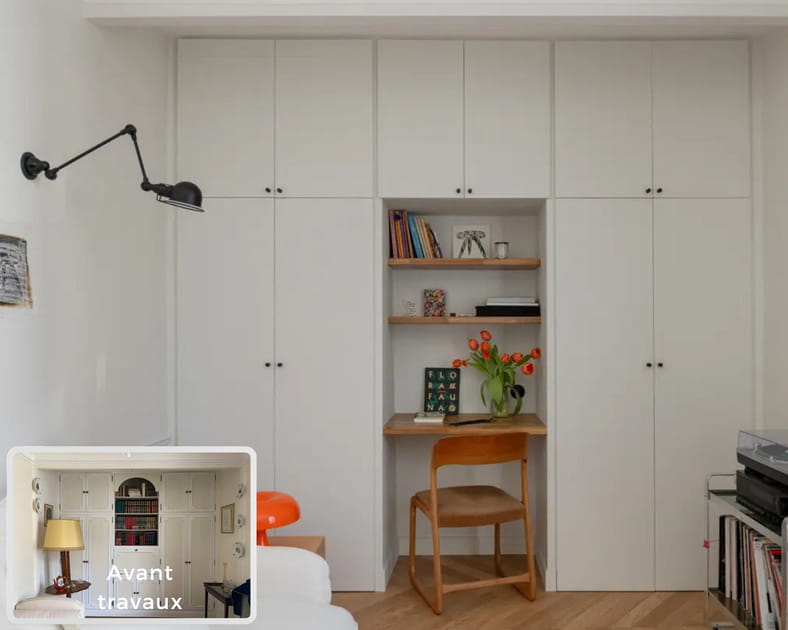 Avant-apr&egrave;s&nbsp;: un 40&nbsp;m&sup2; enti&egrave;rement r&eacute;nov&eacute; sans casser un seul mur