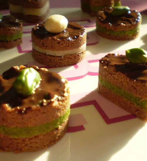 Mignardises croustillantes au chocolat